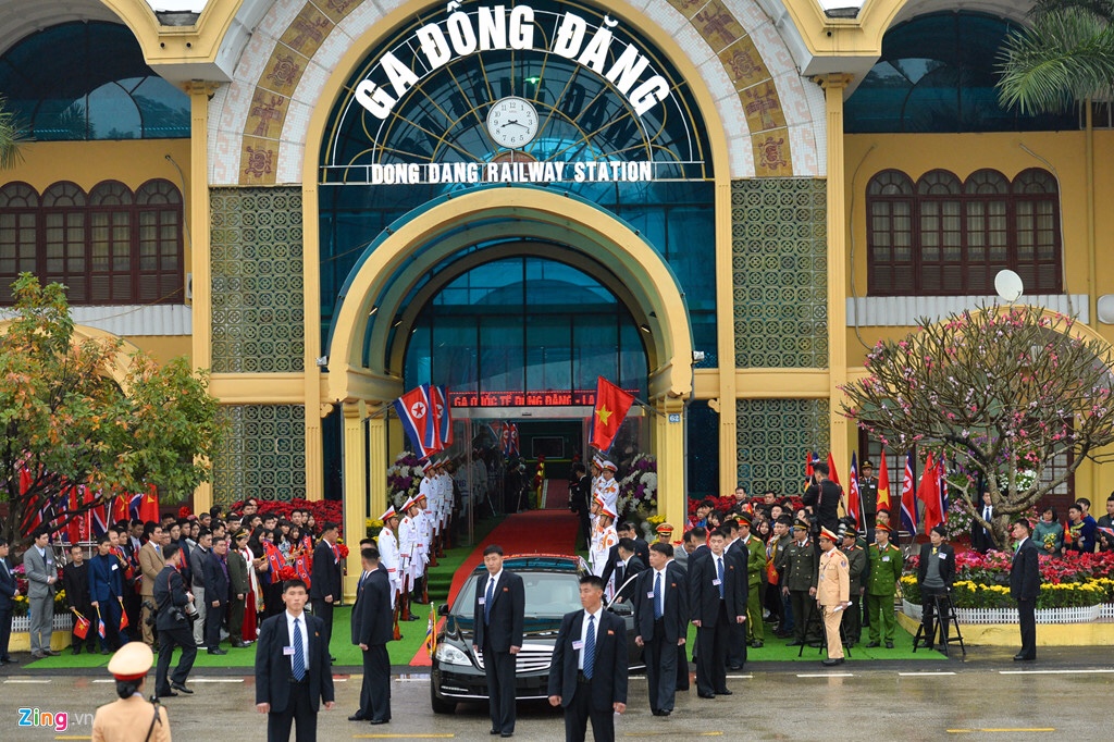 Ga quốc tê Đồng Đăng vinh dự được đón và tiễn Chủ tịch Triều Tiên Kim Jong-un trong chuyến sang Việt Nam dự Hội nghị thượng đỉnh Mỹ-Triều. Ảnh: Zing.vn